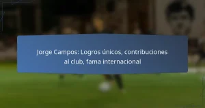 Jorge Campos: Logros únicos, contribuciones al club, fama internacional