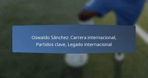 Oswaldo Sánchez: Carrera internacional, Partidos clave, Legado internacional